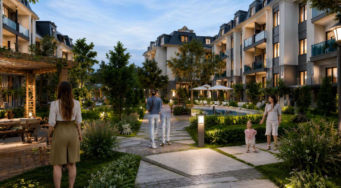 Sky Homes hobi bahçeleri ve peyzaj alanı