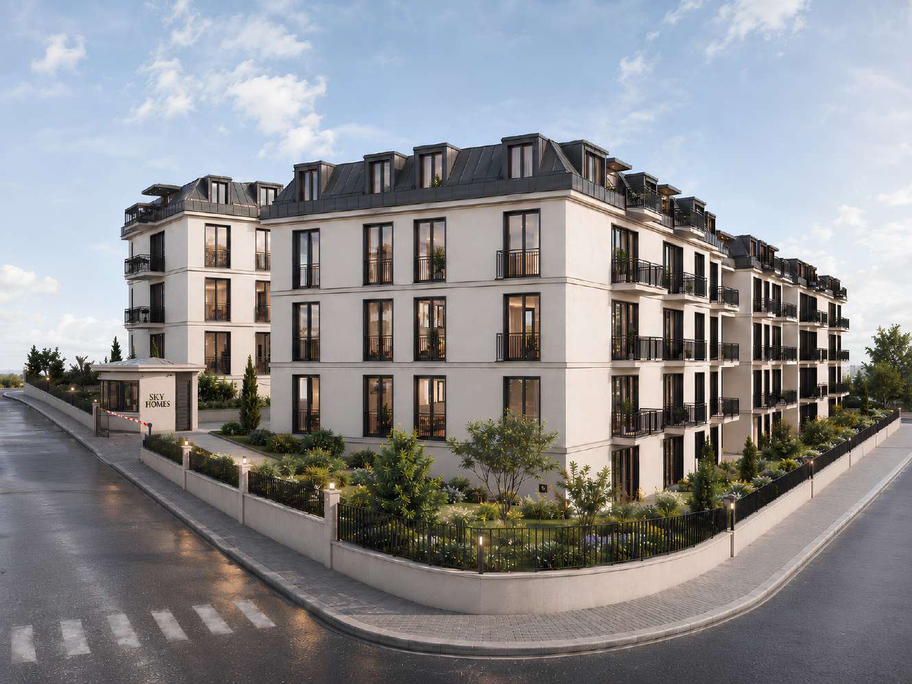 Sky Homes Dış cephe ve mimari yaklaşım