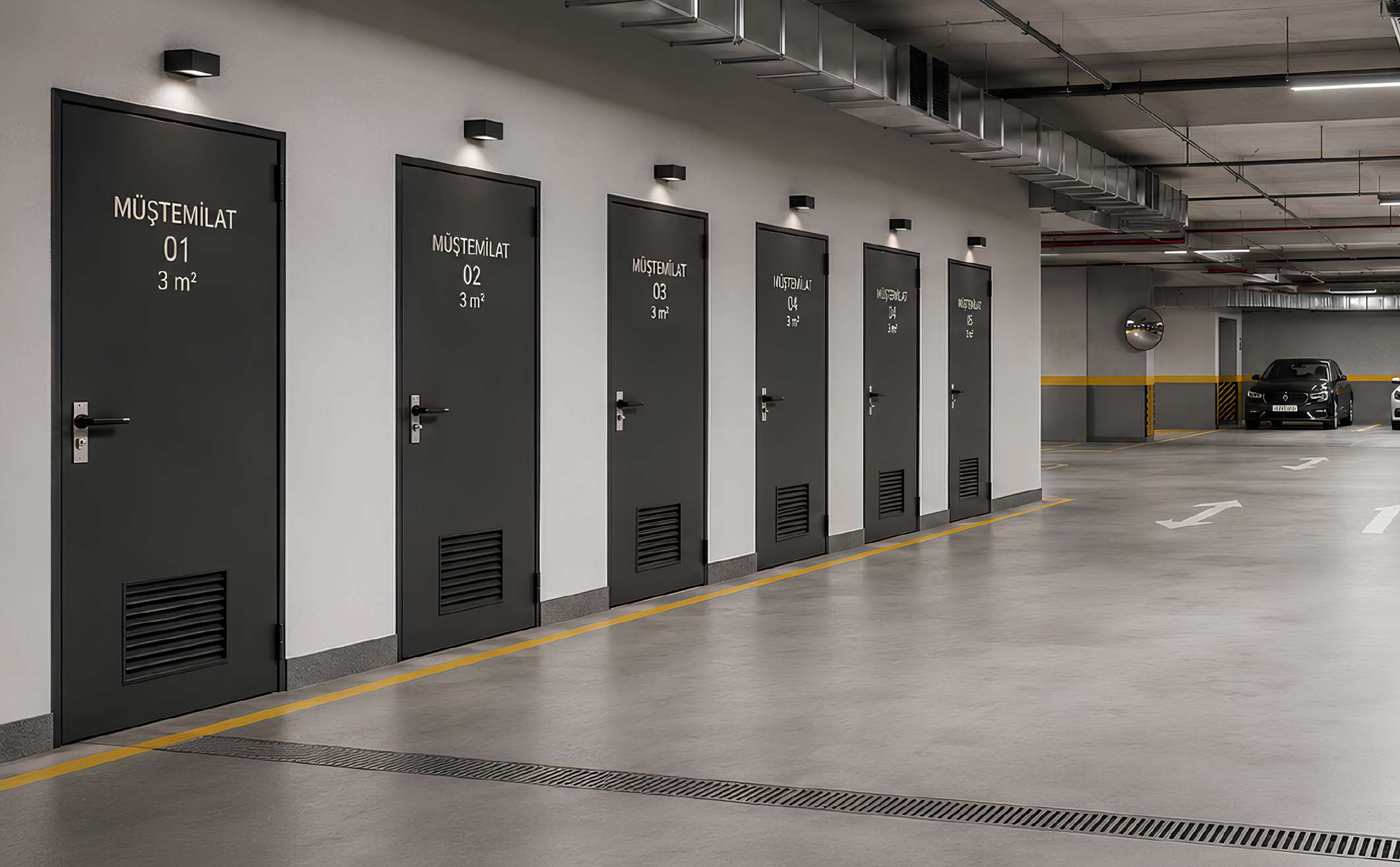 Sky Homes Bağımsız depolama alanları